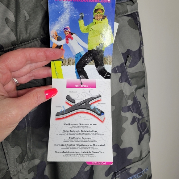 NWT ARCTIX Camo Cargo Snowpants Size XL - Picture 5 of 10